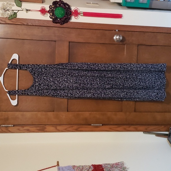 Bibbed dress with chest pocket and shell buttons-vintage. - Picture 3 of 3